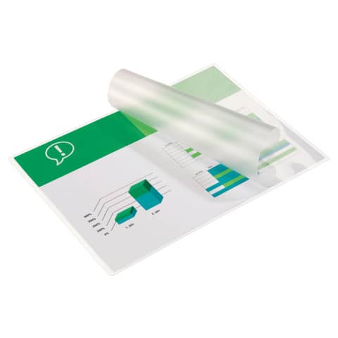 Pouches per plastificatrici a caldo GBC 2x100 µm finitura lucida A4 21,6x30,3 cm Conf. 100 pezzi- 3740306